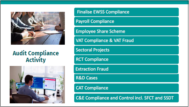 Audit compliance activity